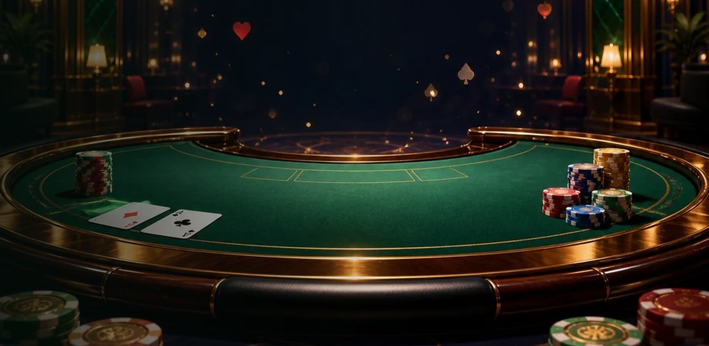 Baccarat 88 casino artwork with cards and chips